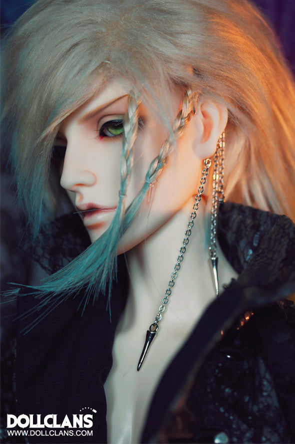 Triple Chain Ear Cuffs Earring (Silver)