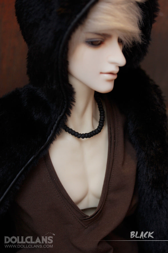 Wooden Necklace (black/brown)