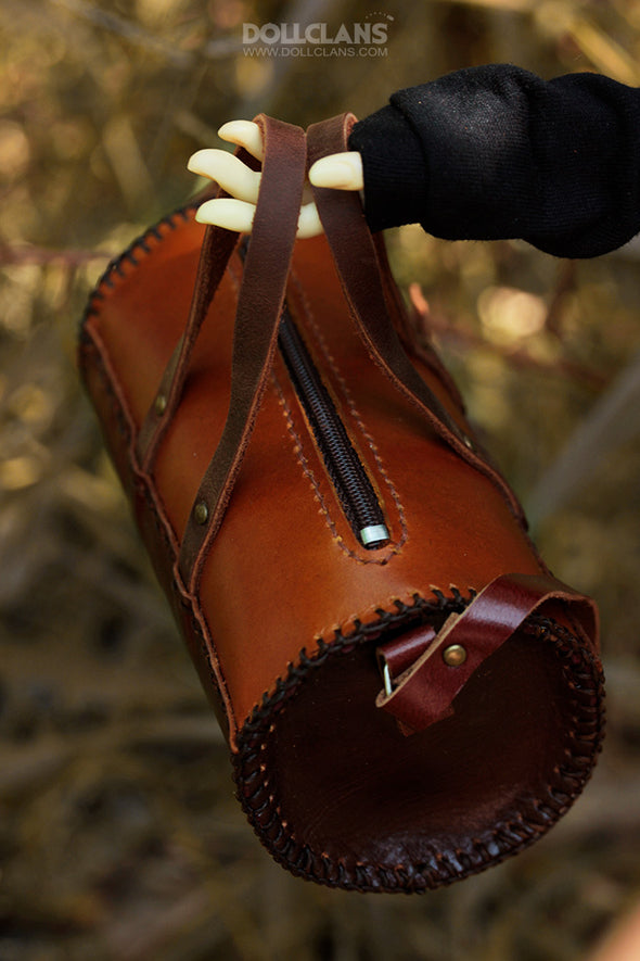 Cylinder Leather Bag