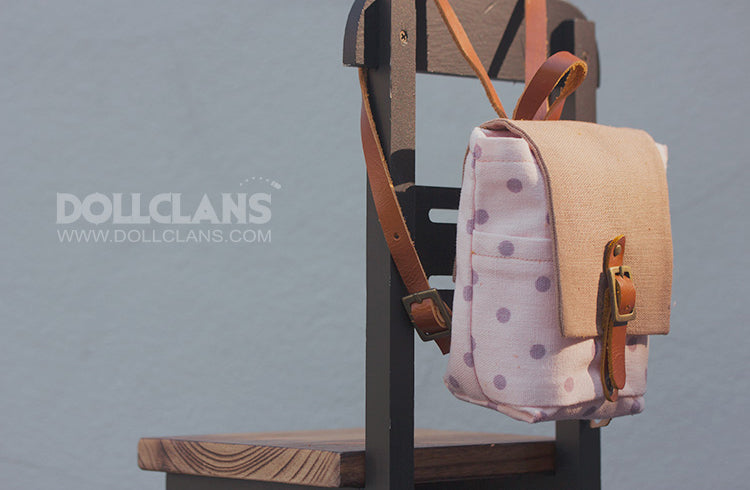 Polka Dot Backpack (Pink/Yellow)