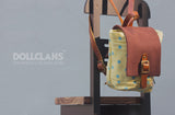 Polka Dot Backpack (Pink/Yellow)