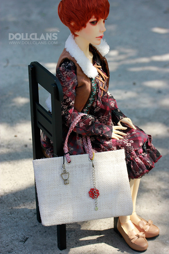 Artist Bag (Cream/Pink)